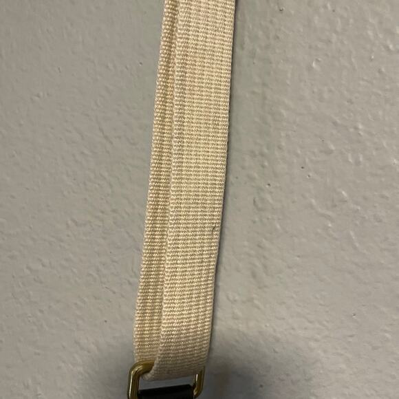 Coach Crossbody Bag Women Adjustable Signature Canvas Full Zip Leather Trim READ - Picture 3 of 12